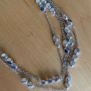 Layered Silver Necklace